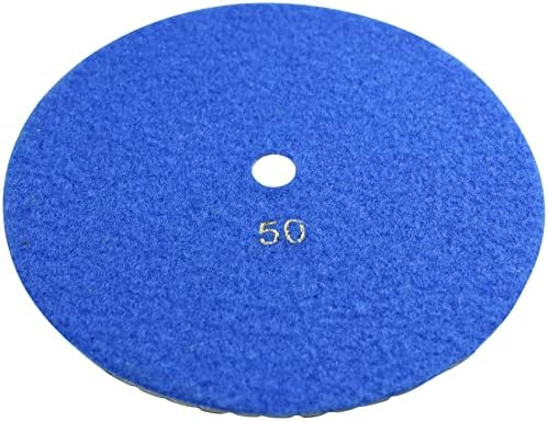 7 Step 7" Wet Diamond Polishing Pads Abrasive Set, Great for Granite Travertine Marble Stone