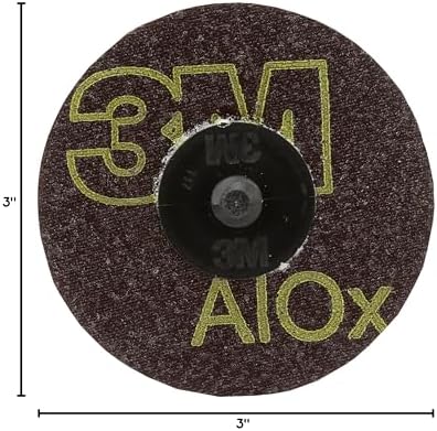 3M Roloc Disc, 361F, 24 YF-weight, TR, 3 in, Die R300V
