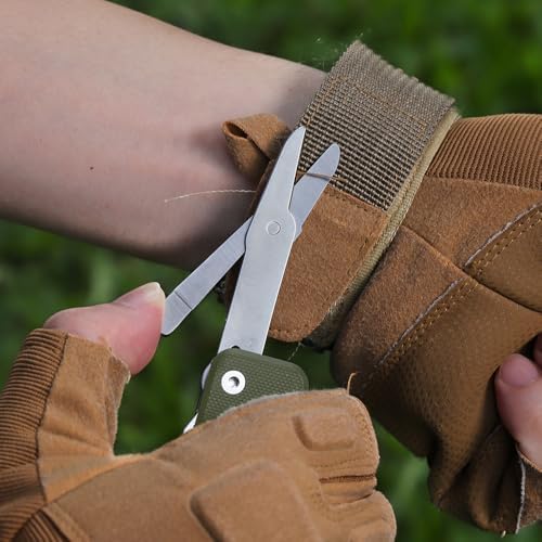ROXON S503G Flex Companion 9 in 1 Modular EDC Tool D2 Pocket Knife (Green)
