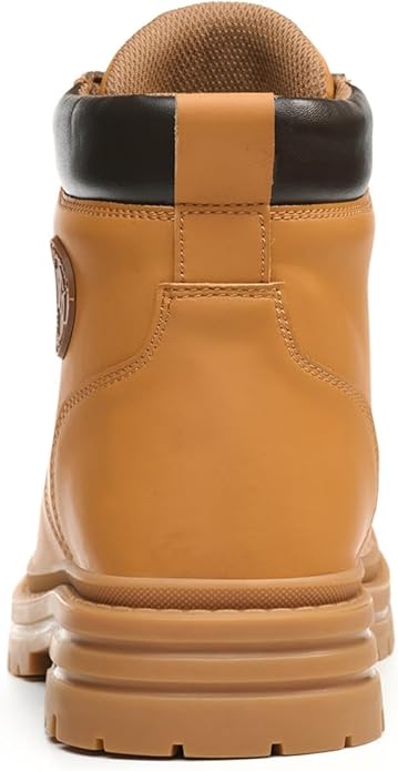 Work Boots for Men,Lightweight Breathable High Top Steel Toe Boots,Indestructible Steel Toe Shoes,Non Slip Safety Work Shoes.