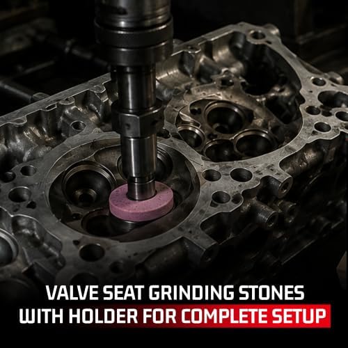 Sioux Valve Seat Grinding Stones with Holder & Star Drive, 11 Pcs