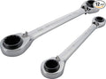 CRAFTSMAN Ratchet Wrench Set, SAE, 2Piece with Ratcheting Box End (CMMT12073) (Pack of 12)