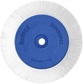 Dedeco Sunburst Radial Bristle Disc 1 Pack - 8" Straight - White 120 Grit (Medium) - Aluminum Oxide for Polishing & Finishing