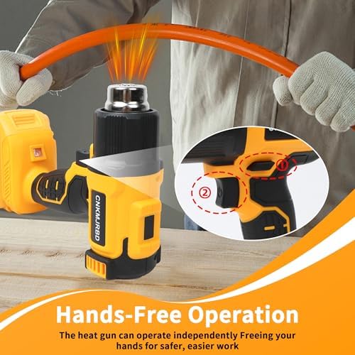 Cordless Heat Gun Compatible with DeWalt 20V Battery(Battery Not Included)