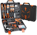 CARTMAN Orange 198-Piece 12V Cordless Drill Tool Combo Kit