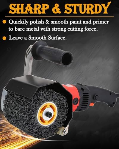 4.5"x4" Abrasive Drawing Wheel Surface Conditioning Tool Burnishing