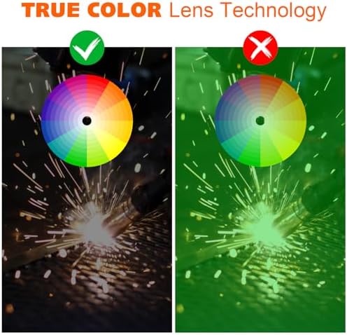 Welding Auto Darkening Helmet True Color Hood with Adjustable Shade Range 4/9-13 for TIG MIG ARC Welder Mask