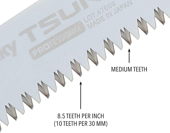 Silky Professional Series TSURUGI Curved Hand Saw 330mm MED Teeth (456-33)
