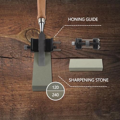 8 Pcs 11.4in Wood Chisel Sets with Wooden Case