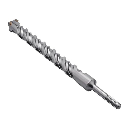 1-1/4 inch X 23.6 inch SDS Plus Rotary Hammer Drill Bit, Concrete Drill Bit for Concrete, Brick, Cement and Stone, 23.6 inch Length (23.6" Length, 1-1/4" Diameter)