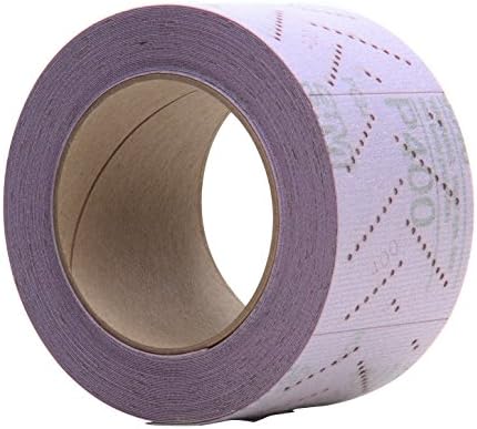 3M 30703 Hookit 334U Purple 70 mm x 12 m P400 Grit Clean Sanding Sheet Roll