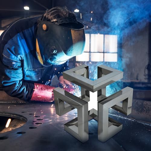 Stainless Steel Welding Practice Kit, Welding Coupons,Welding Coupons,Welding Practice kit,MIG, TIG, Arc,Gas,Side Length 9.4 Inch
