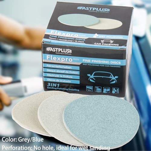 3 Inch Foam Disc Sanding Discs 15PCS Foam backed discs 3000 Grit
