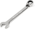 TEKTON 3/4 Inch Reversible Ratcheting Combination Wrench | WRC23319 | 12-Point, Satin Chrome Finish