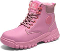 Steel Toe Boots for Women Wateproof Safety Shoes Men Lightweight Composite Toe Boots Leather Construction Steel work Shoes