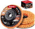 EZARC Ceramic Paint Stripping Disc Set, 4-1/2" x 7/8“, Orange, 3-Pack
