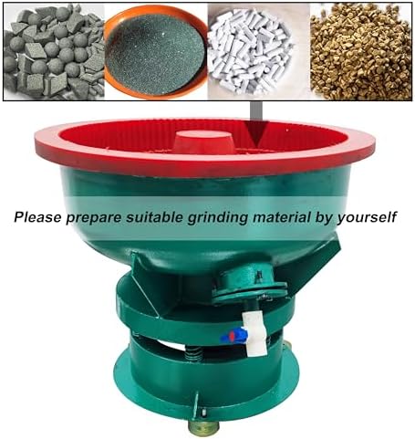 TECHTONGDA Vibration Grinder Polisher Electric Deburring Chamfering Machine Polyurethane Inner Liner 80L 220V 1100W