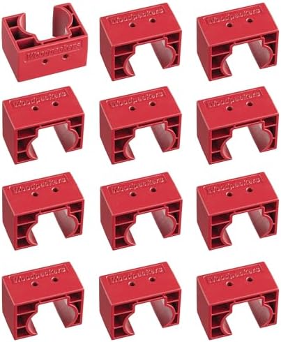 Woodpeckers Universal Clamp Bridges 12-Pack, Stack & Cross Clamps for Complex Glue-Ups, Works with Pipe, Parallel Jaw, Bar & F-Clamps, Improves Alignment & Pressure, Made in USA UCB-23