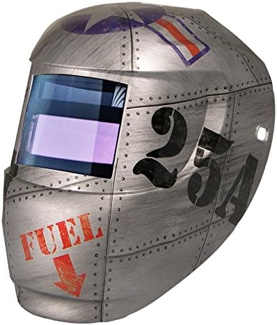 ArcOne 1000F-0166 Professional Grade Carrera Welding Helmet Shell with 1000F Auto-Darkening Filter, Top Gun