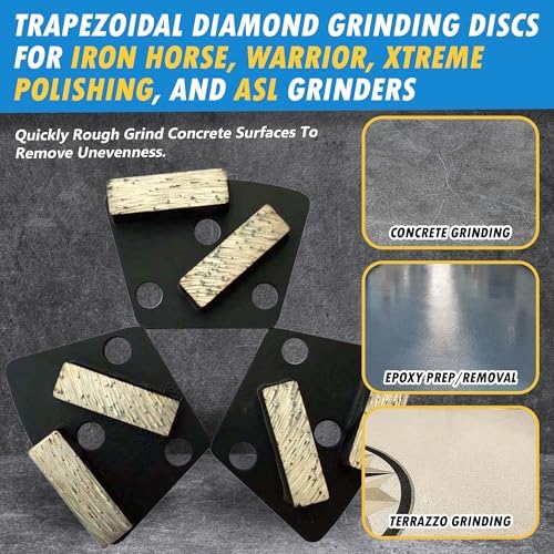 Diamond Grinding Discs for ASL XPS Ironhorse, #30/40 Grit, Hard Bond