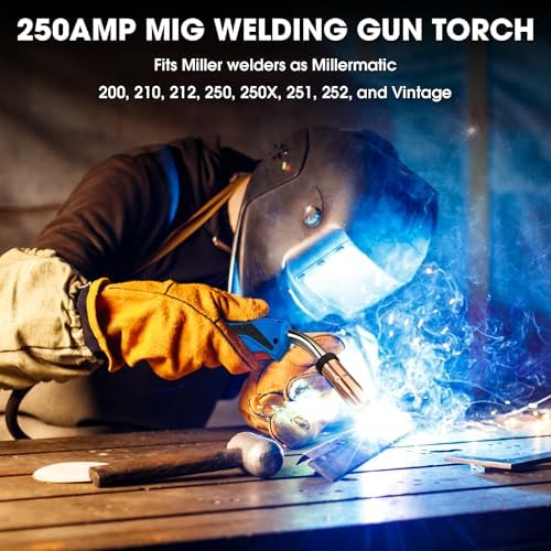 250A MIG Welding Gun Fit Miller M25 M-25 169598 Millermatic