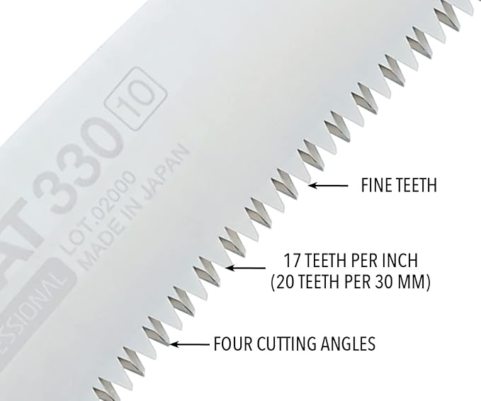 Silky Replacement Blade Only ZUBAT 330mm Fine Teeth (279-33)