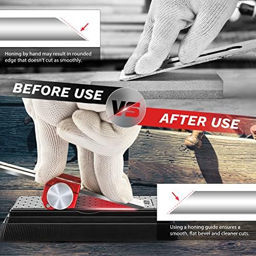 Saker Chisel Sharpening Jig, Chisel Sharpener Wood Honing Guide