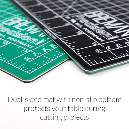WA Portman 18x24 Large Sewing Cutting Mat, 5 Blades Rotary Cutter Quilt Kit