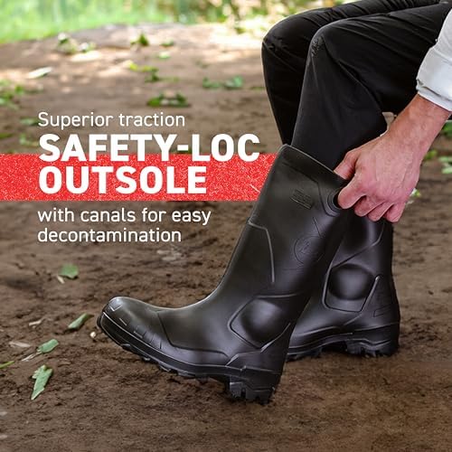 DUNLOP Durapro Steel Toe Safety Boots, Dark Blue, Size 11