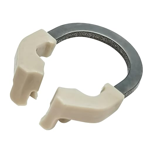 Dental Sectional Matrix Ring Clamp Spring Clip, Autoclavable Nickel Titanium Orthodontic Clamp Rings, Dental Sectional Contoured Matrices System for Pre and Post Molars (R6 Light Brown)