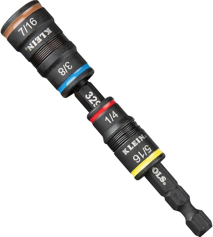 Klein Tools Mini-Ratchet, Stubby Driver and Flip Socket 3-Piece Set with 11-in-1 Ratcheting Screwdriver/Nut Driver