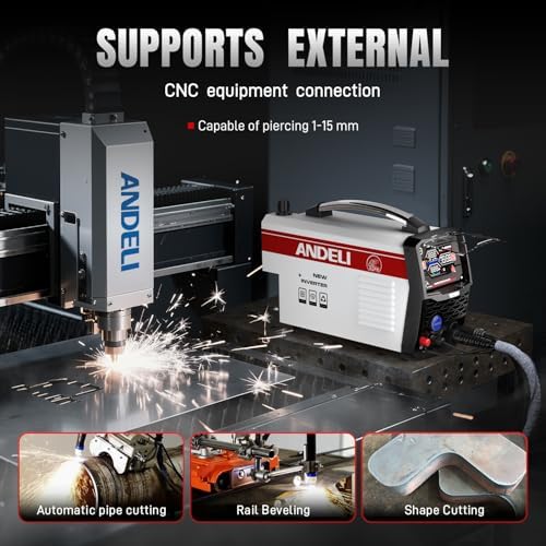 ANDELI 65 Amp Plasma Cutter [CNC Enabled][ Non-HF],1.06" Max Cut
