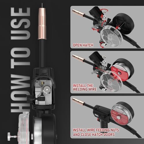 YESWELDER Spool Gun, 150A 10 ft Cable