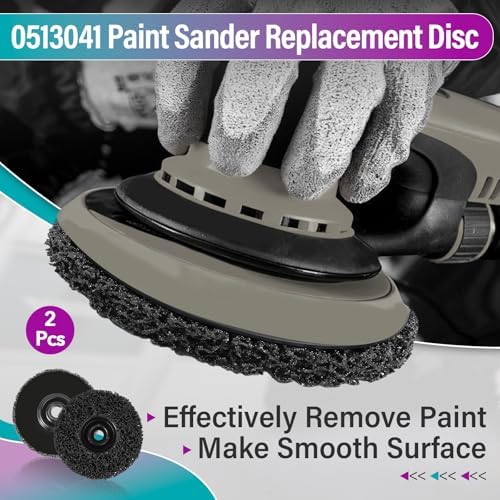 2 Pcs 0513041 Paint Eater Replacement Disc for Rotating Palm Sander