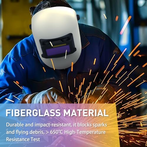 SHINE Flip Up Sugar Scoop Welding Hood,2x4 Welding Helmet