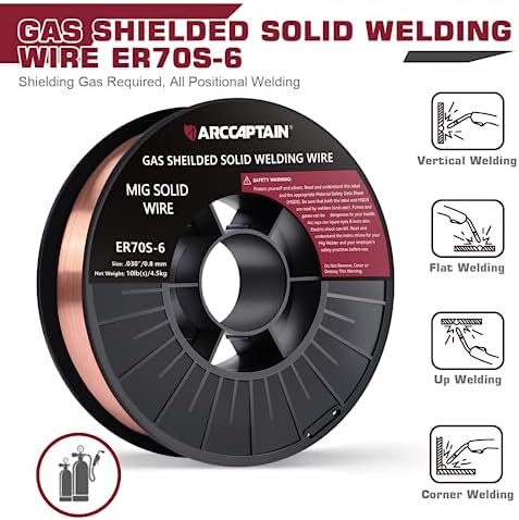 ARCCAPTAIN MIG Welding Wire ER70S-6 .030" 10LB x 2