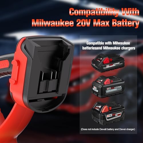 Cordless Car Buffer Polisher Kit,Compatiblewith M18 Battery (Without BATTERY )Brushless motor Dual Action Random Orbital Polishing with 6-Speed 2800-6000RPM for Auto Detailin