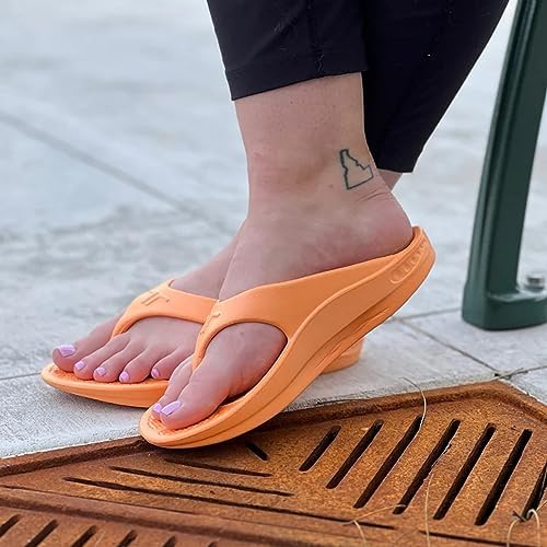 Telic Unisex Adult Energy Flip Flop Arch Support Cushioned Sandals