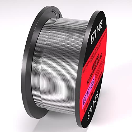 0.030 Flux core Welding Wire, 3 Spools E71T-GS Low Splatter gasless Carbon Steel Mig Welding Wire Compatible