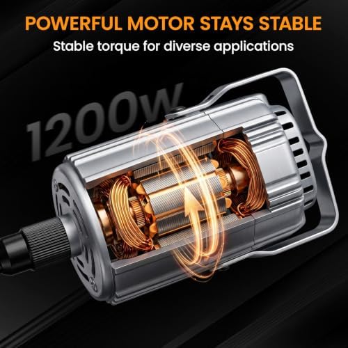 1200W Flex Shaft Rotary Tool with 46Pcs Accessories
