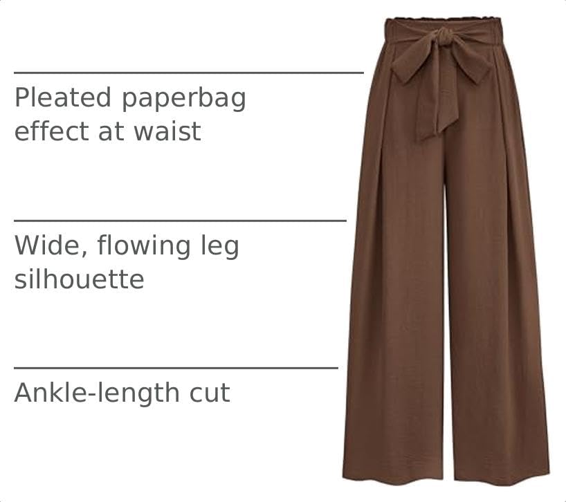 PRETTYGARDEN Women's Palazzo Wide Leg Work Dress Pants
