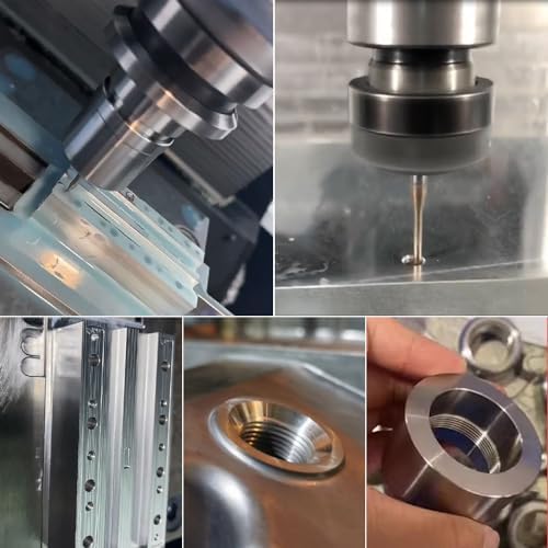 Metric Carbide Thread Milling Cutters for Aluminum 5pcsD2.35×Picth0.3-0.5