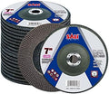 Sali 10 Pack Flap Disc 40 Grit 7" x 7/8-Inch Sanding Disc Bevel Type #29 Premium and Industrial Grade Angle Grinder Grinding Wheel High Performance Edge Grinding