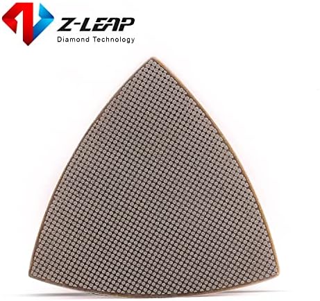 Diamond Triangular Sanding Polishing Pads for Oscillating Tools Sandpaper Sheet Discs 3"(80mm) 200 Grit