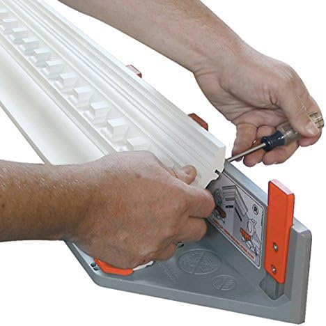 Rockler Cut Crown Molding Jig for Miter Saw w/Adjustable Fence, Easy Fit