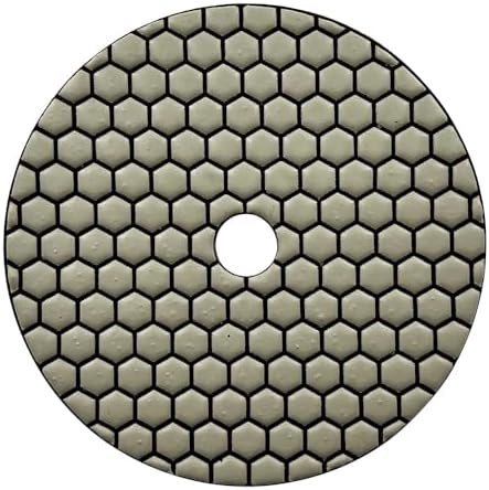 7" Dry Stone & Concrete Polishing Pads, 1.5mm Segment Height, 3000 Grit
