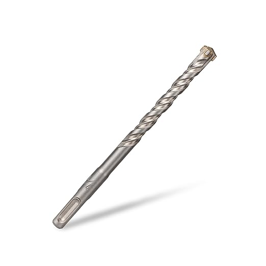 7/16 Inch x 6.3 Inch SDS Plus Rotary Hammer Drill Bit, Cross Tip Double Threaded Carbide Tipped for Concrete, Brick, and Stone (7/16" x 4.7" x 6.3")
