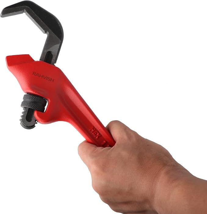 9-1/2-inch Hex Offset Wrench, Model E-110 Hex Pipe Wrench