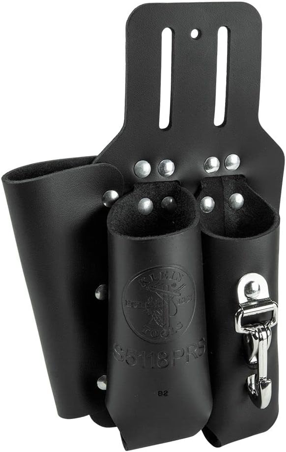 Klein Tools Pliers Kit, Leather Tool Holder and Canvas Tool Bag (3-Piece)