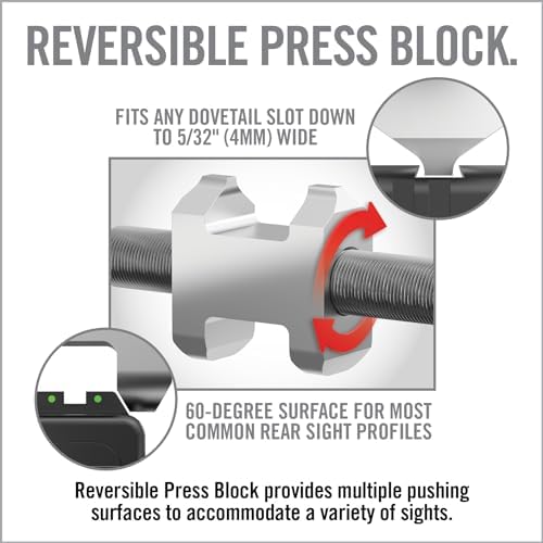 Real Avid Master Handgun Sight Pusher, Grey/red